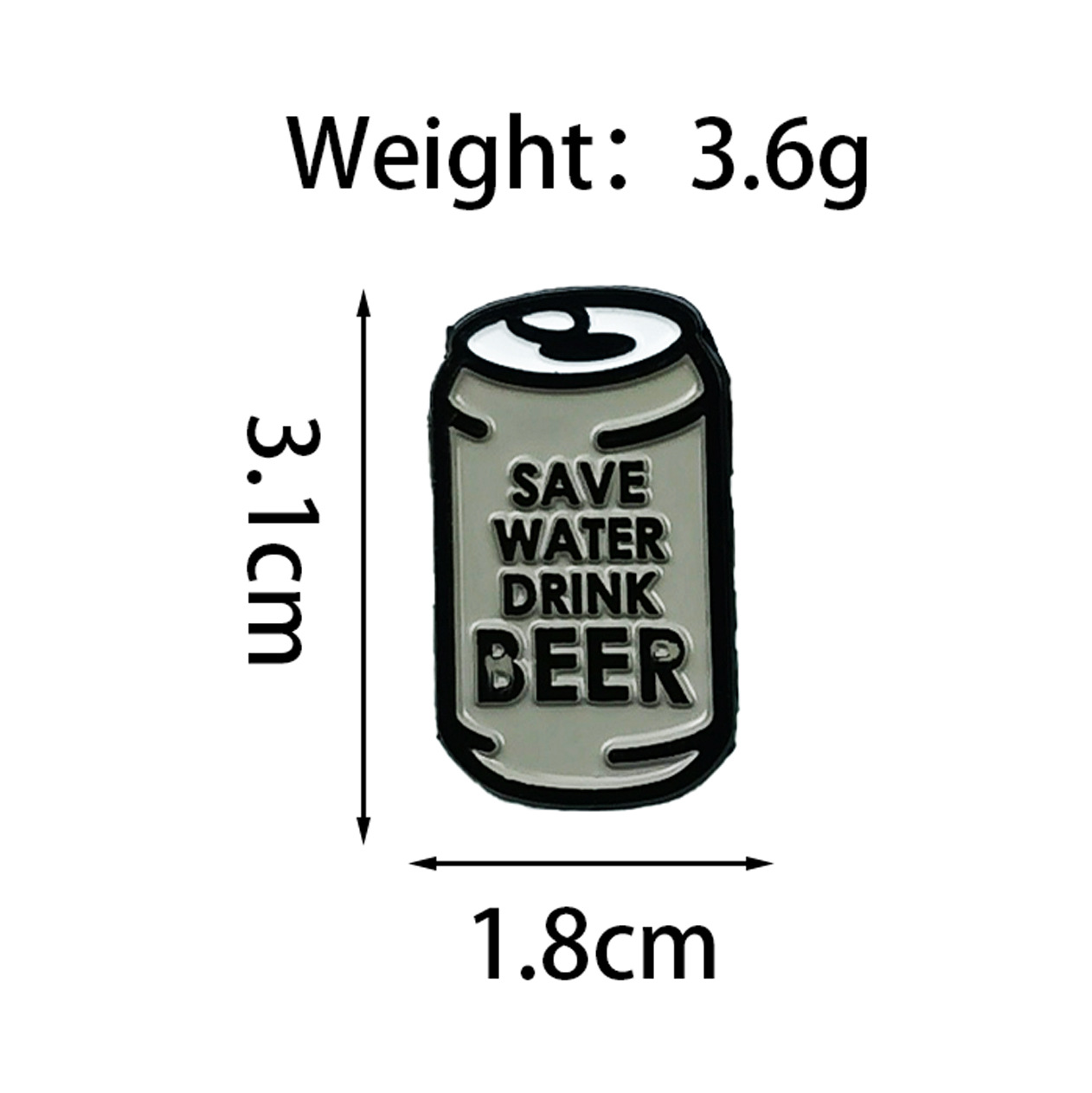 Cute Cartoon Pin Brooch With A Unique Design Made Of Metal