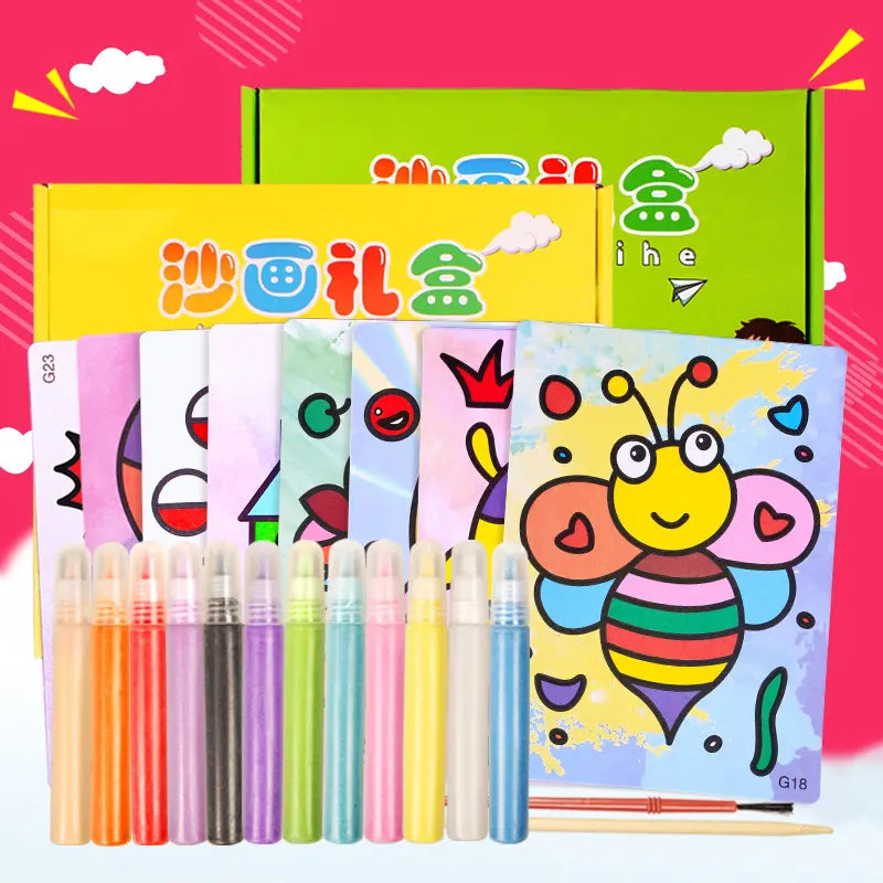 Large-Sized Educational Parent-Child Sand Art DIY Craft
