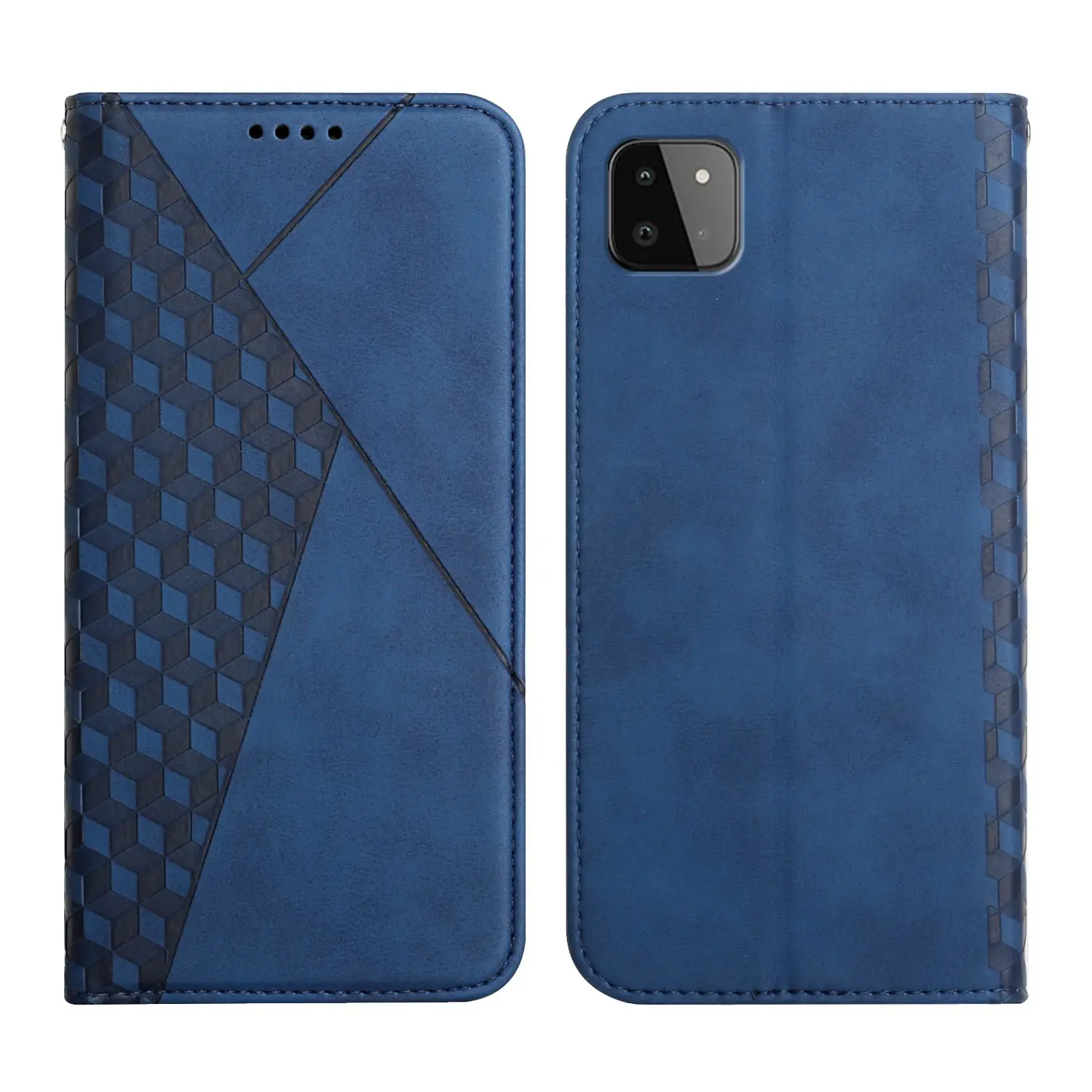 A22 Diamond Skin Feeling Mobile Phone Leather Case S20FE Strong Magnetic Pair Suction