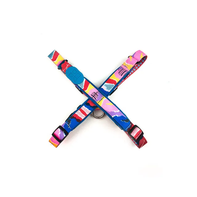 X type Pet Traction Walking Dog Chest Strap Mountain Marks - Shop at LoveMi