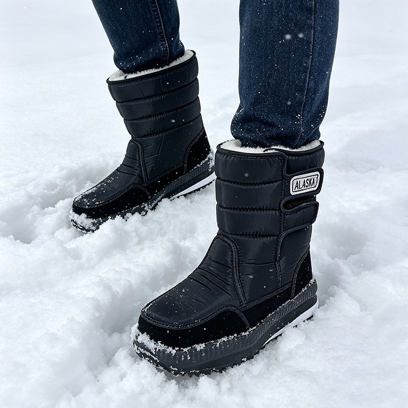 Unisex Rechargeable Heated Boots - Thermal Insulated Snow Footwear for Winter Outdoor Activities