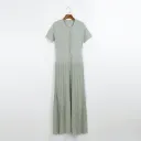 Plus Short Sleeve Bean Green