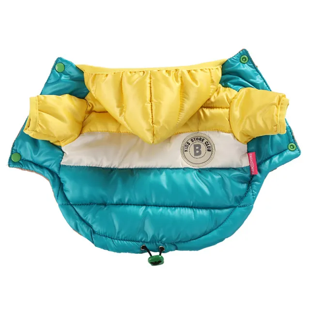 Waterproof Warm Pet Cotton padded Jacket Yellow - Shop at LoveMi
