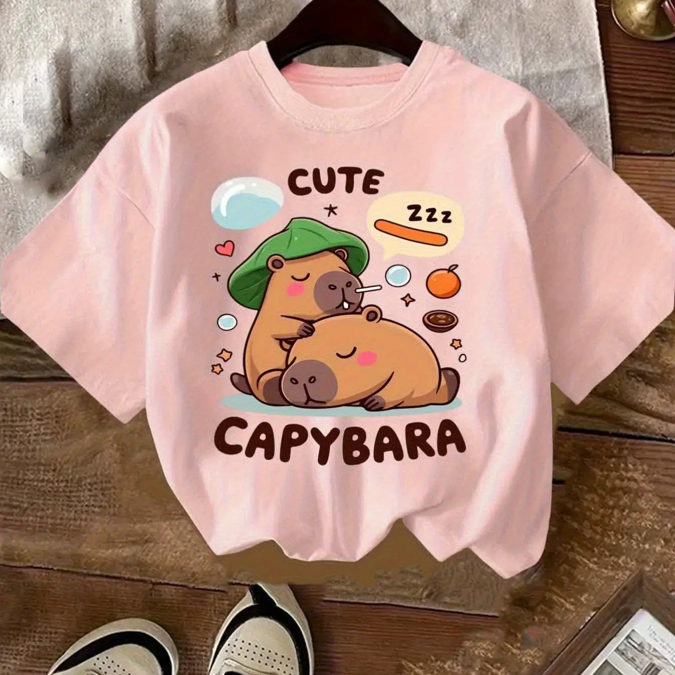 Children's Summer Casual Round Neck T-shirt Ordinary