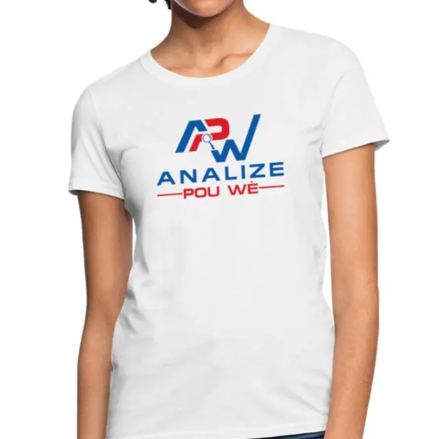 European And American Organic Fruit Digital Printing Casual Round Neck T shirt White - Shop at LoveMi