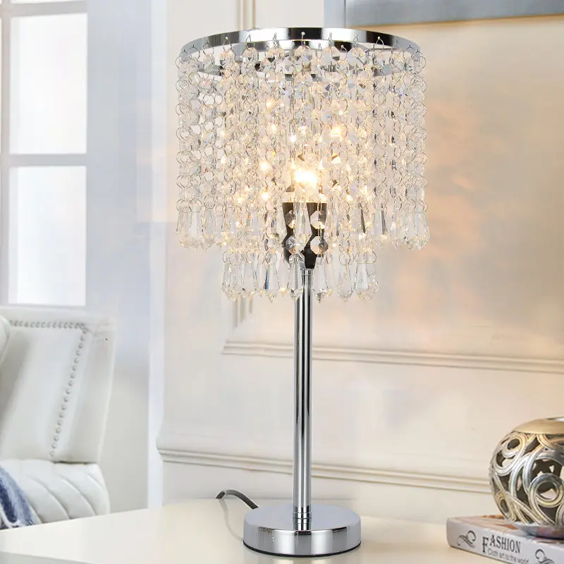 Home Bed Head Crystal Decorative Table Lamp