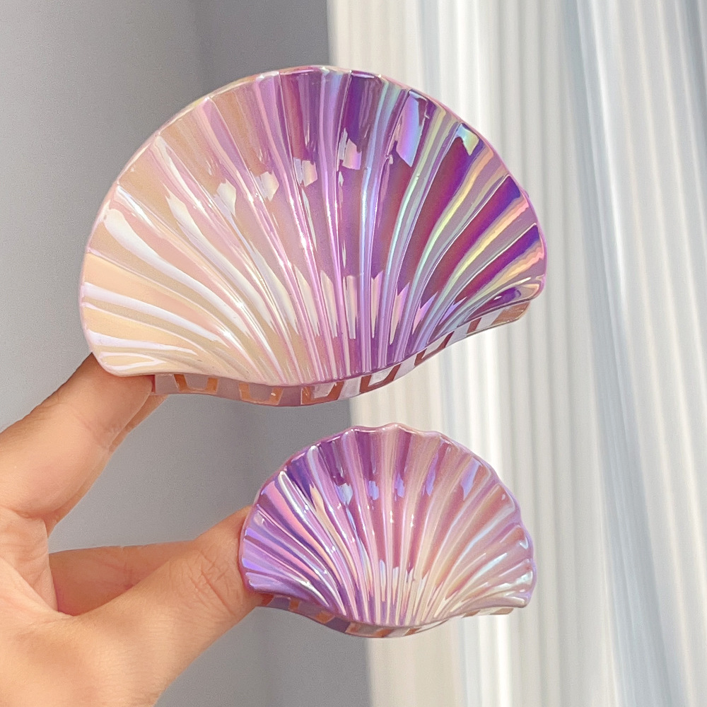 Gradient Shell Hair Clip Vacation Style Large 3