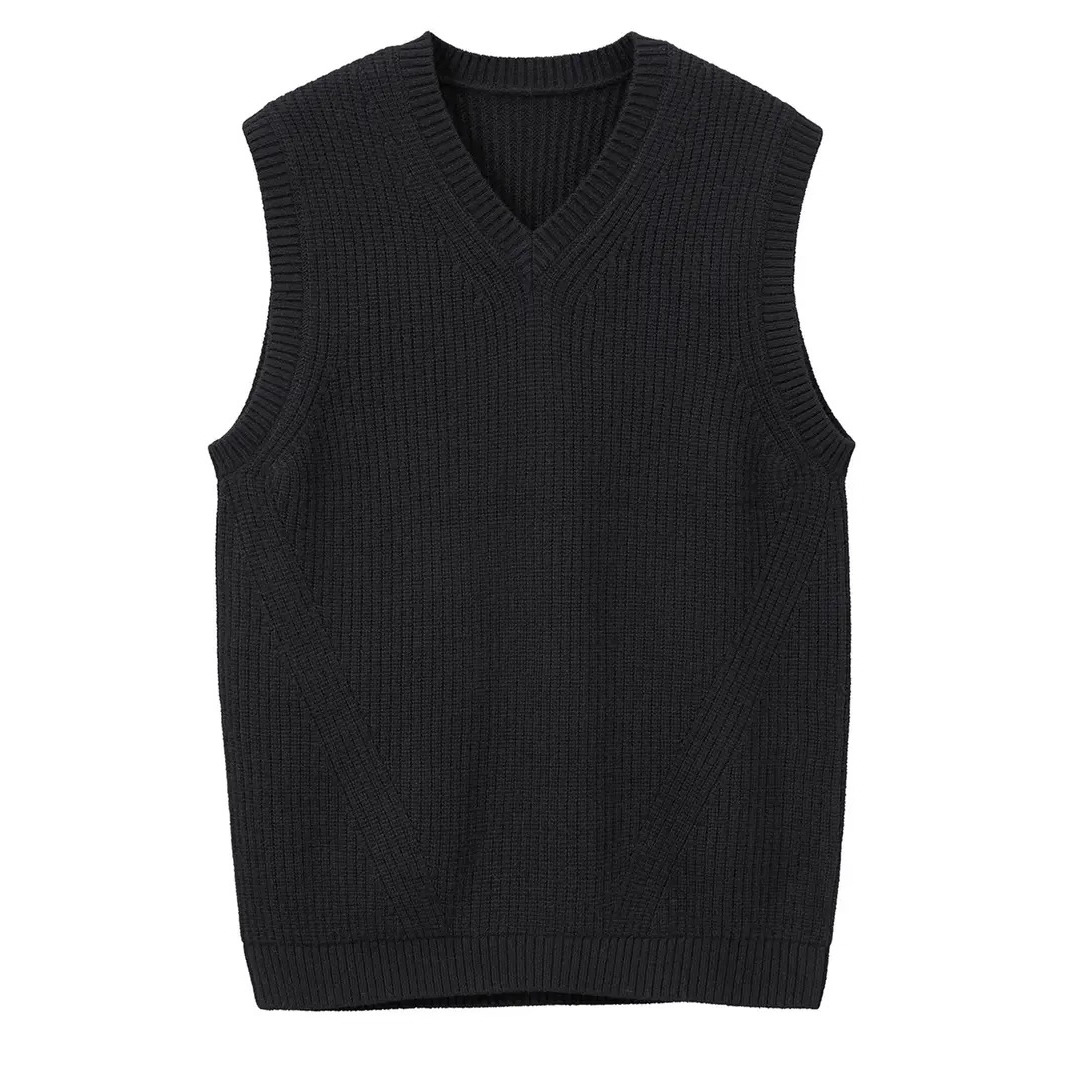Solid-color Pullover Inner Outerwear Waistcoat