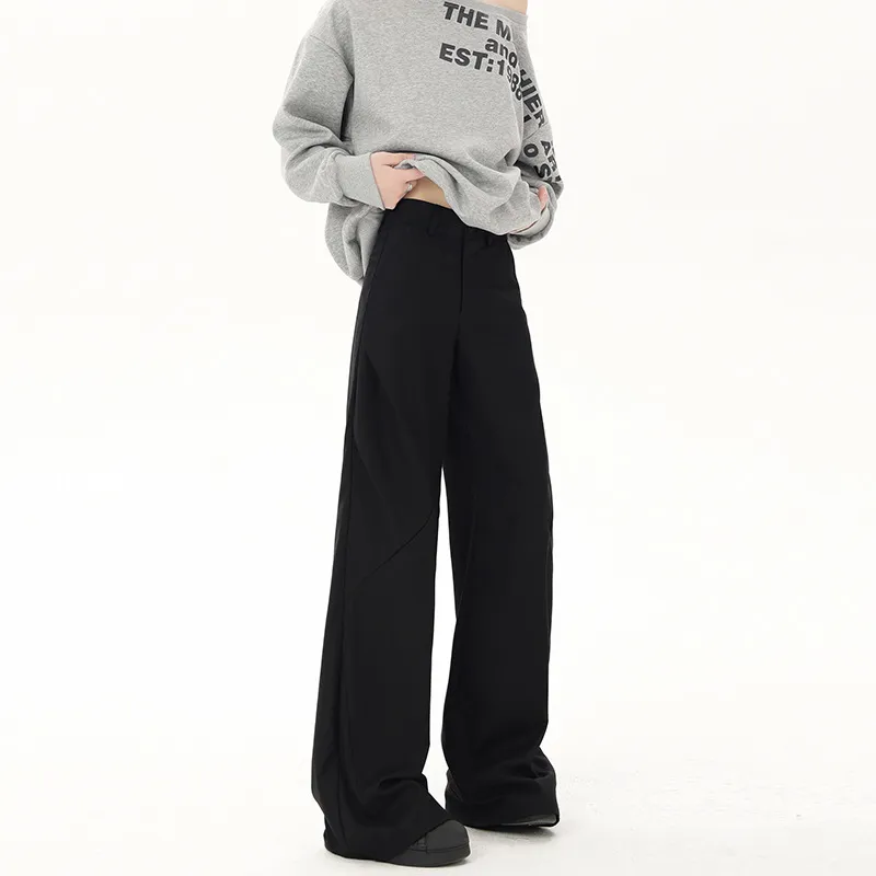 Women's Casual Horn Style In Black Casual Trousers - Black