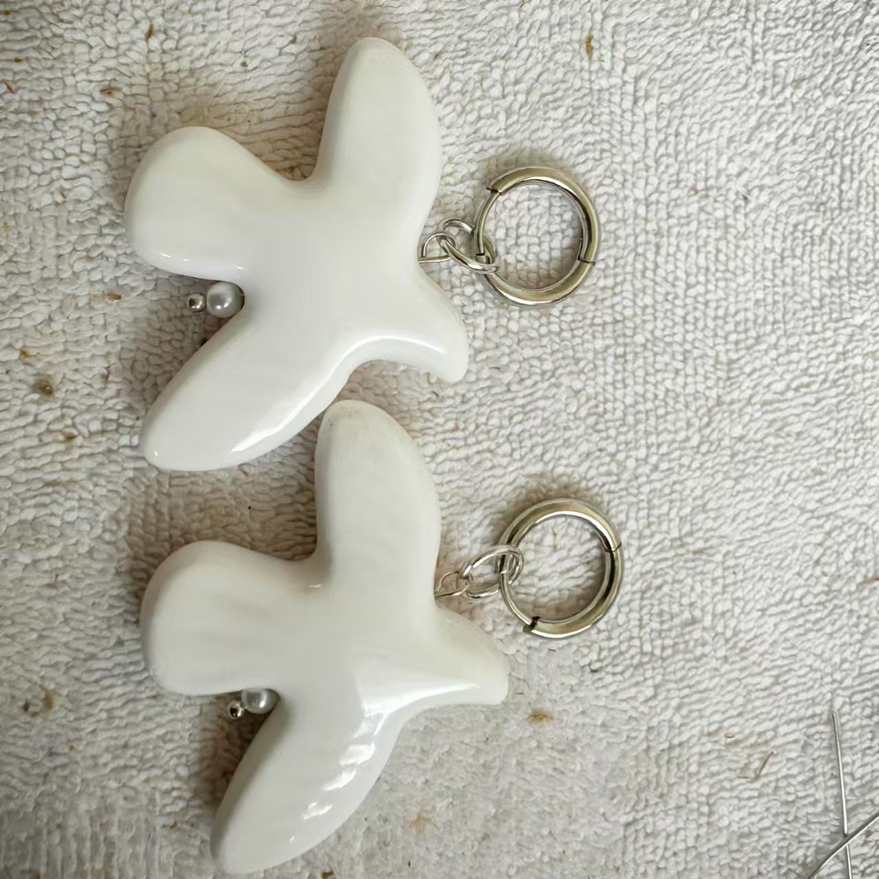 Cold Wind Pigeon Bird Pendant Earrings Necklace