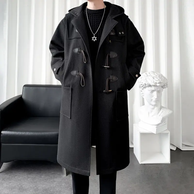 New Winter Mens Wool Casual Coat