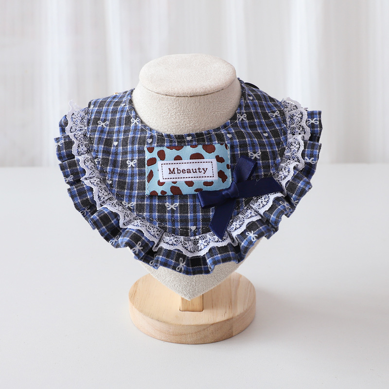 Leopard Bow Pet Scarf