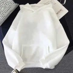 Women's Casual Cartoon Loose Sweater - White2 - View 1