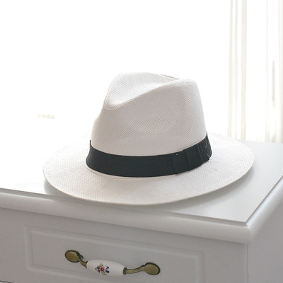 Men's Straw Hat Hollow Sun Shade