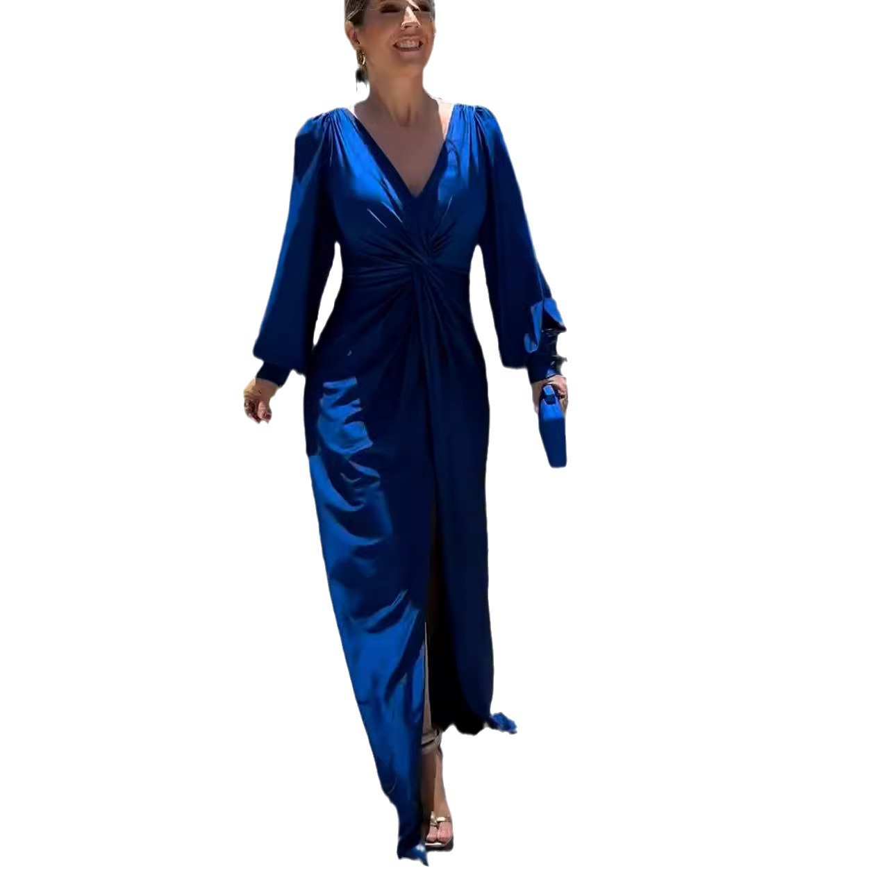 Women's Solid Color Slim Temperament Dress