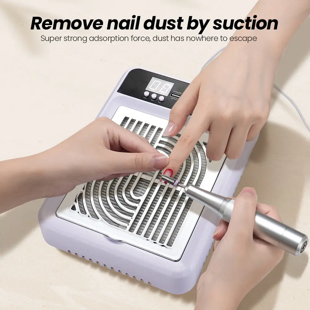 Multifunctional Nail Dust Collector For Desktop