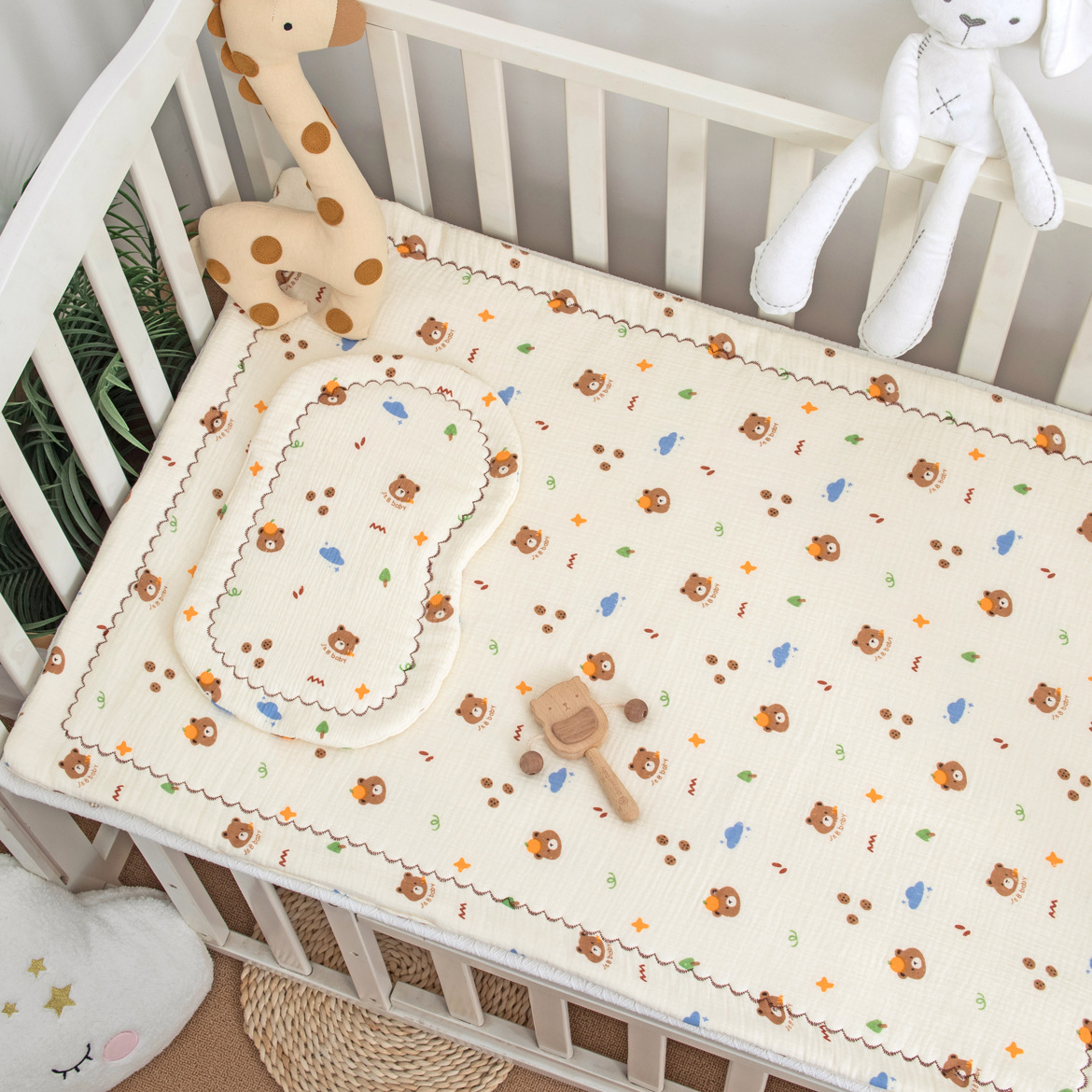 Newborn Pure Cotton Quilt And Mattress Pad