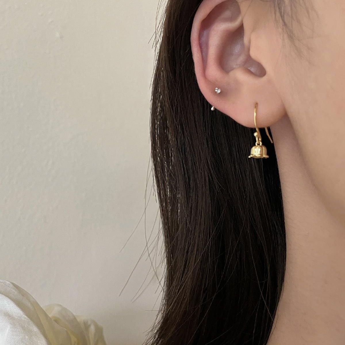 Women's Silver Needle High Sense Special-interest Design Ear Hook