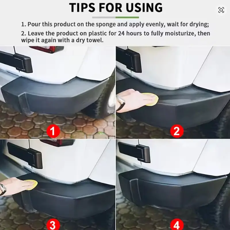Car Plastic Restorer Back To Black Gloss Spary