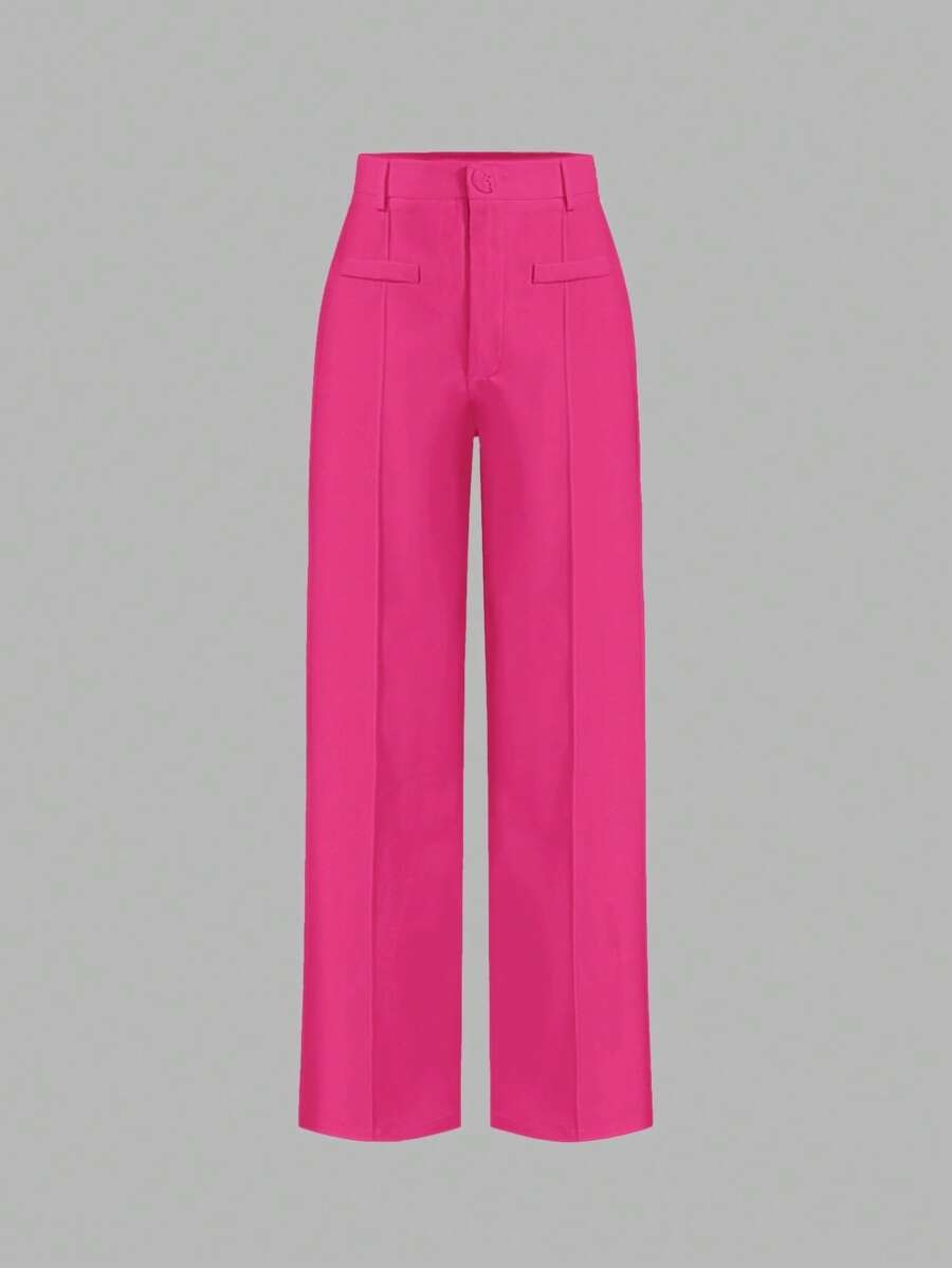 High Waist Drooping Wide Leg Pants - Image 11