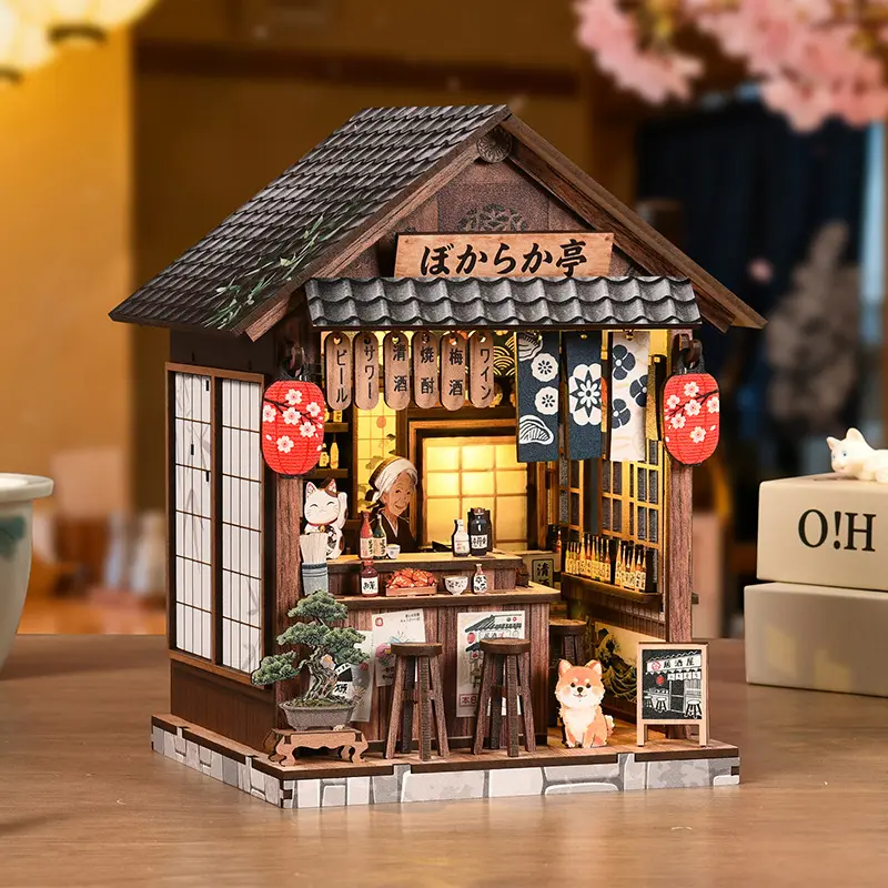 Hand-assembled Architectural Model Creative Toy Gift House
