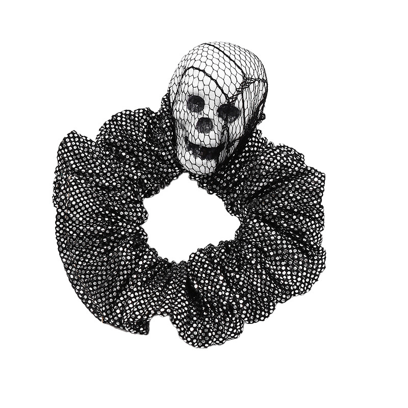 Pumpkin head hat halloween headband (black intestinal