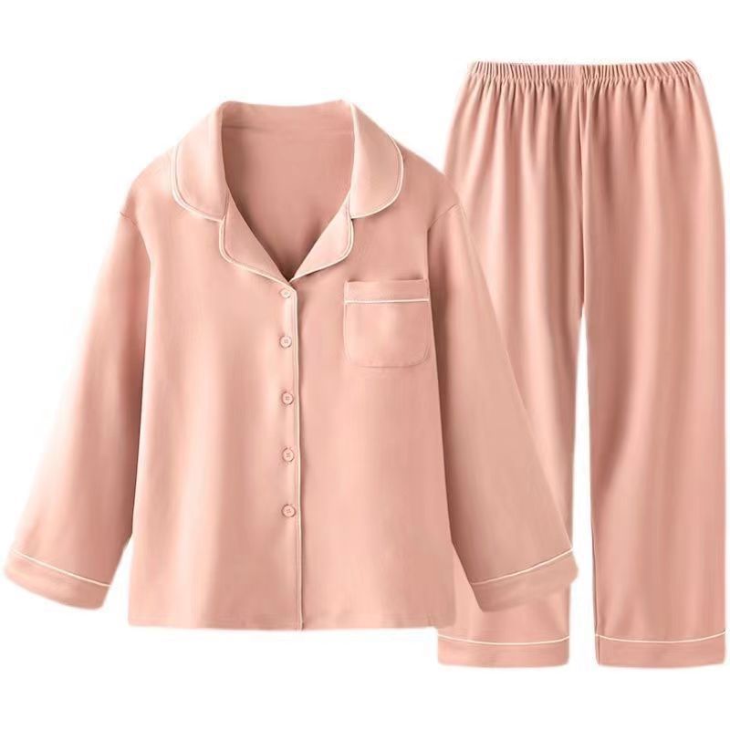 Couple Pajamas Autumn And Winter Men's And Women's Homewear Suit Suitable For Daily Wear