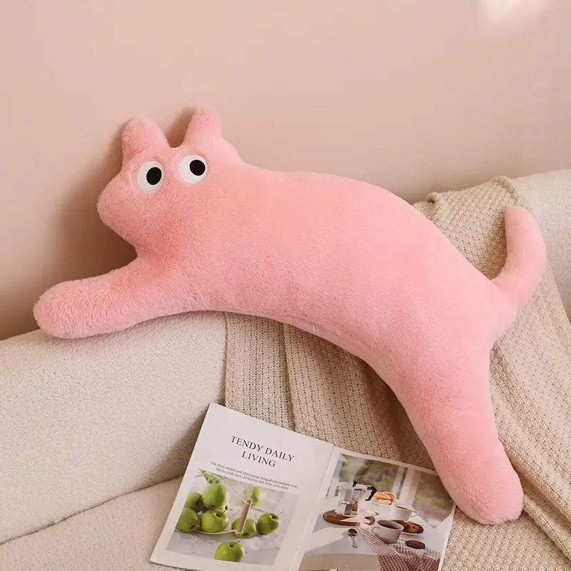 Cartoon Dopamine Cat Long Plush Toy