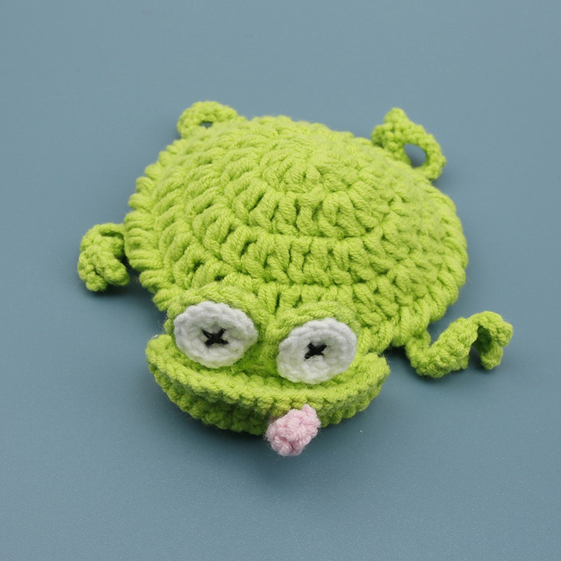 Hand Knitted Wool Tea Coaster - Heat Resistant Non Slip Drink Mat for Home Kitchen Table Decor 2