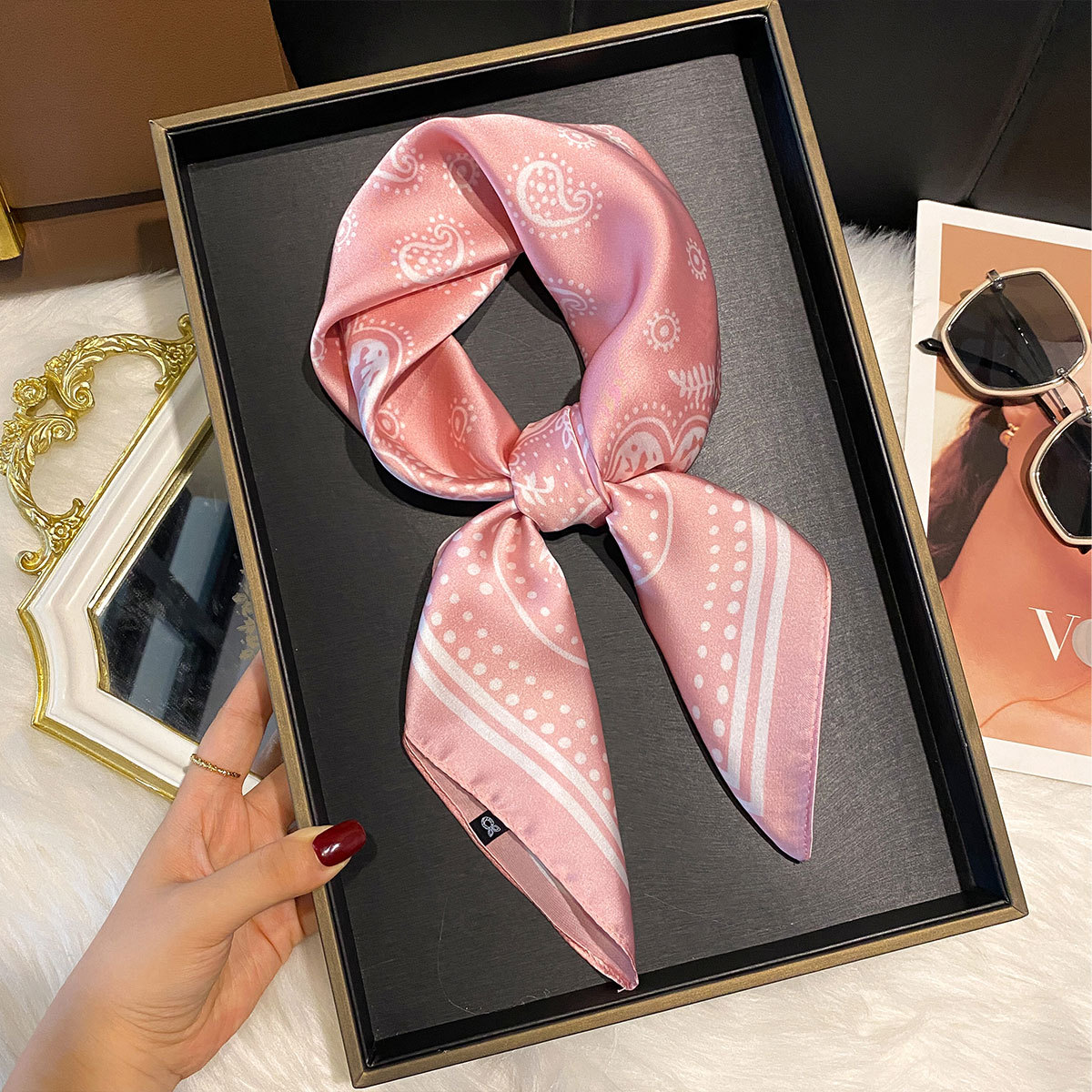 New Silk Scarf 70cm Silk Luxe Yet Affordable