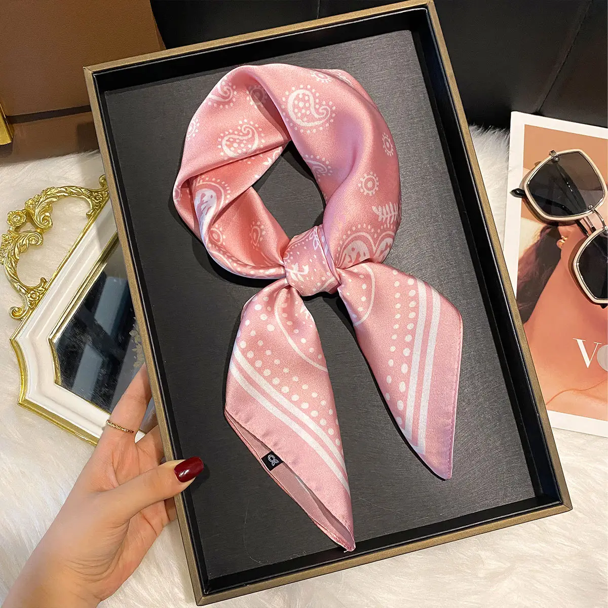 New Silk Scarf 70cm Luxe Yet Affordable