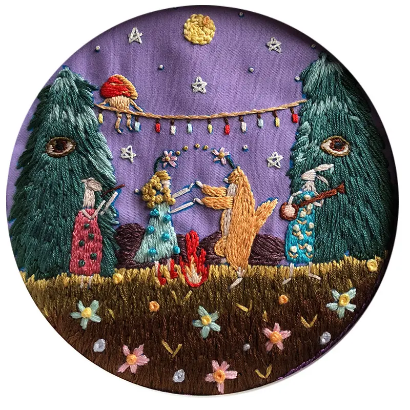 3D Embroidery Beginner Level Handmade Creative