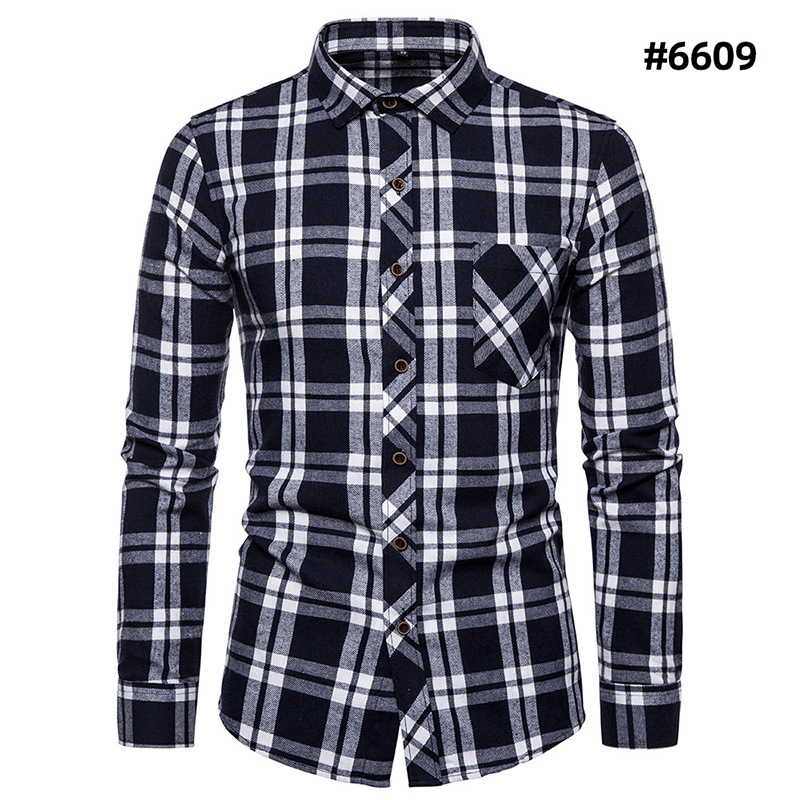 Mens Long-sleeve Shirt Year-round Style
