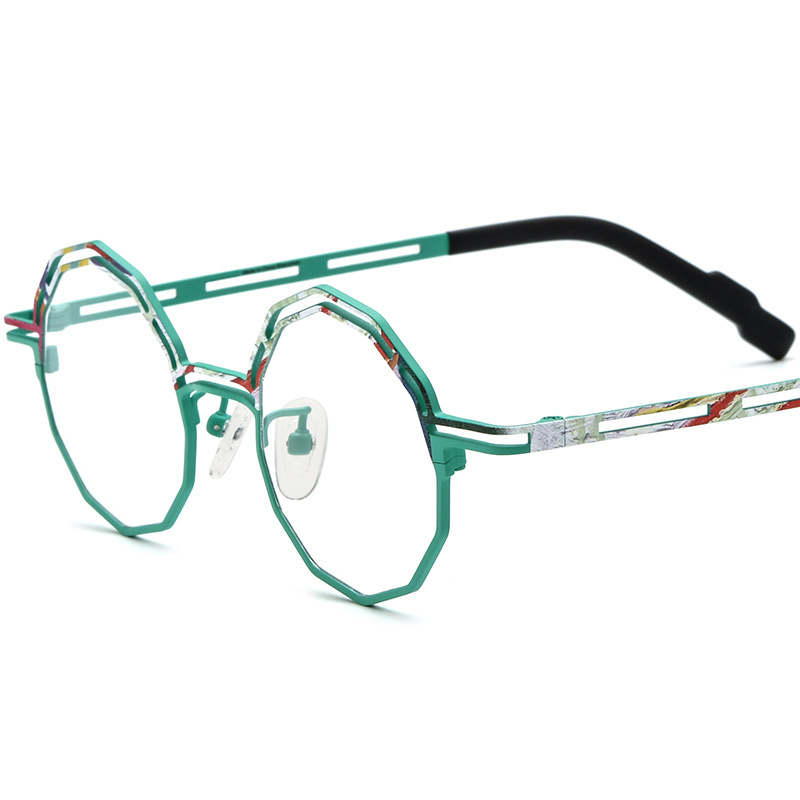 Multi-color Ultra-light Pure Titanium Myopia Glasses Frame - Image 10