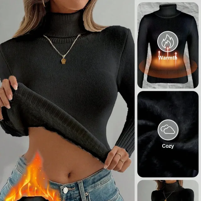 Autumn And Winter Clothing Fleece Sweater Black - Shop at LoveMi
