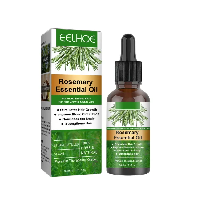 Rosemary Hair Care Essential Oil Anti loss Hair Growth Hair Care Nourish Scalp Hair Roots 30Ml - Shop at LoveMi