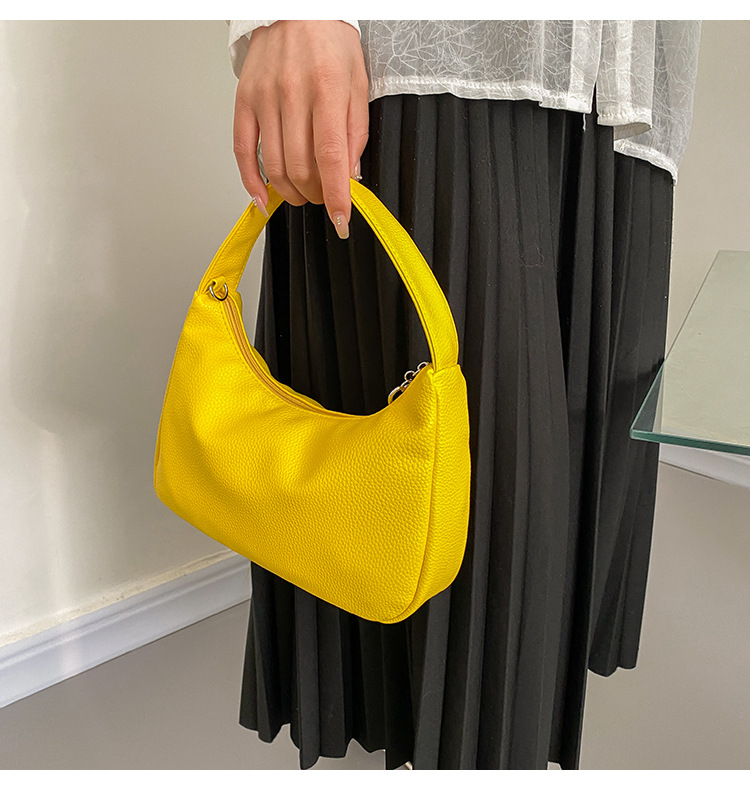 Title 19, Simple Candy Color One Shoulder Underarm Bag Cr...