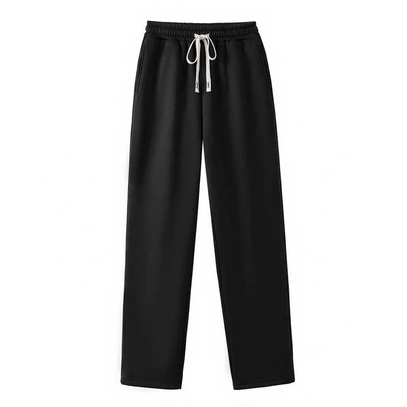 Trendy Casual Loose Solid Straight Pants - Image 2