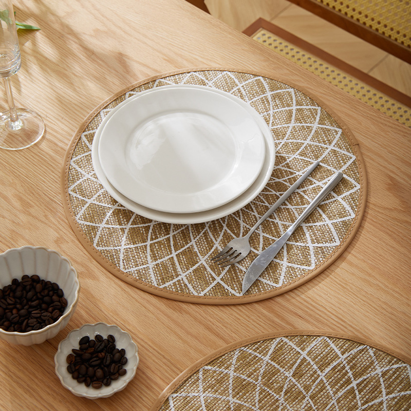 Patterned Jute Placemats