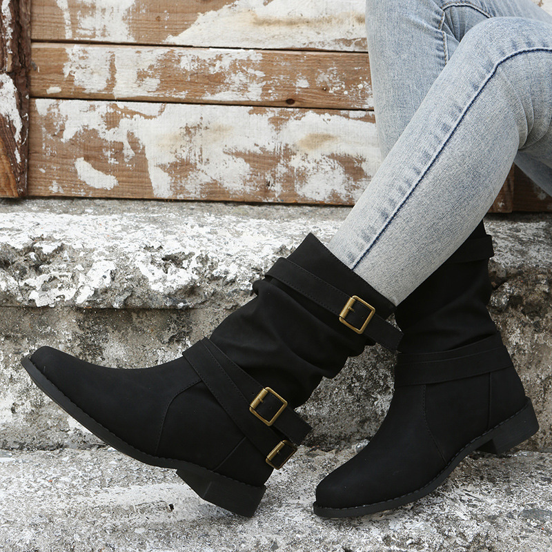 Title 18, Botas Femininas Martin Vintage Europeias e Amer...