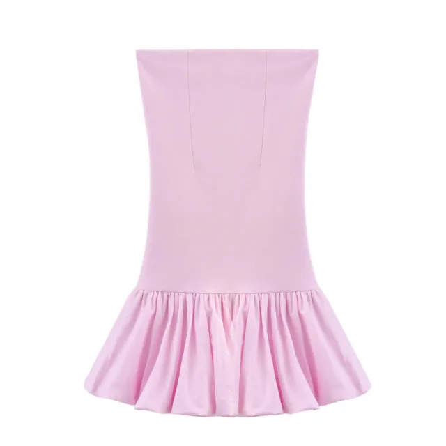 European And American Style Balloon Style Tube Top Dress - Shop at LoveMi