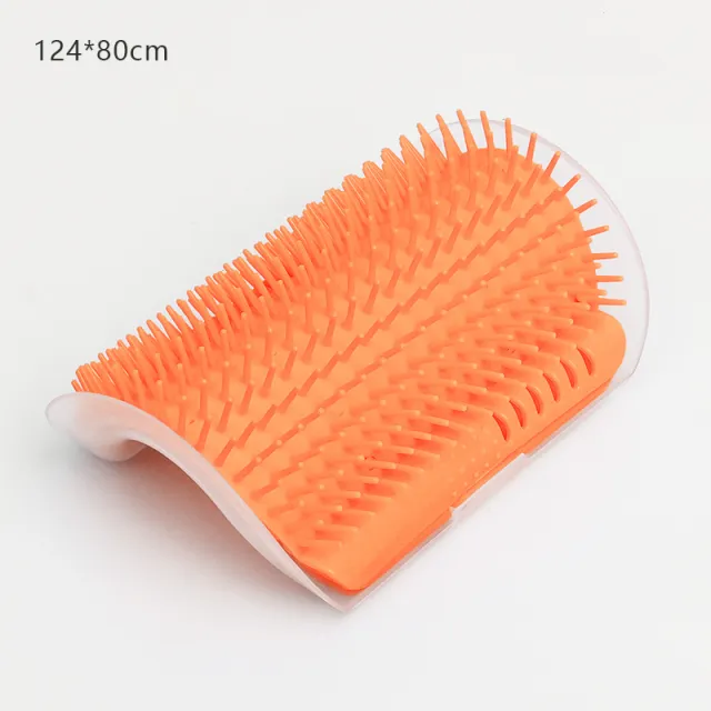 Corner Cat Scratcher Massage Brush Cat Scratch Board Orange Small Size - Shop at LoveMi