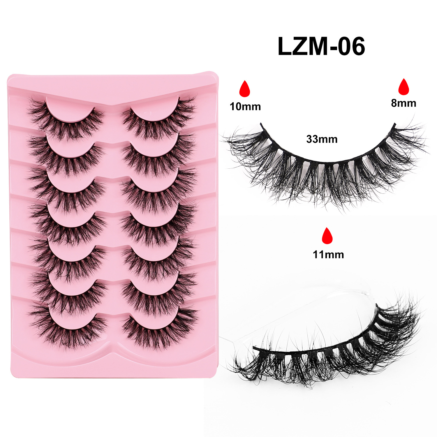 3D False Eyelashes For A Thick, Voluminous, And Dramatic Little Devil Eye Look