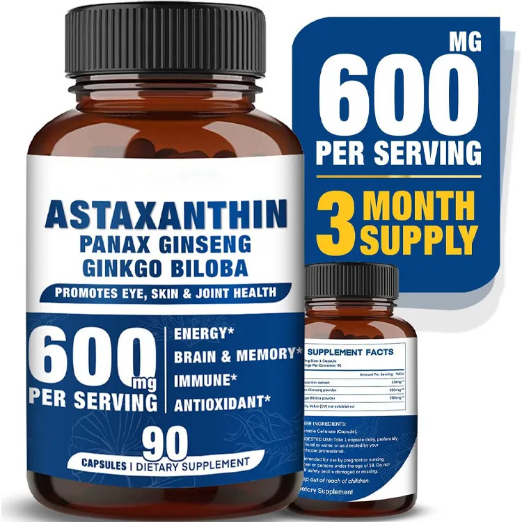 Astaxanthin Capsules - 90 Tablets