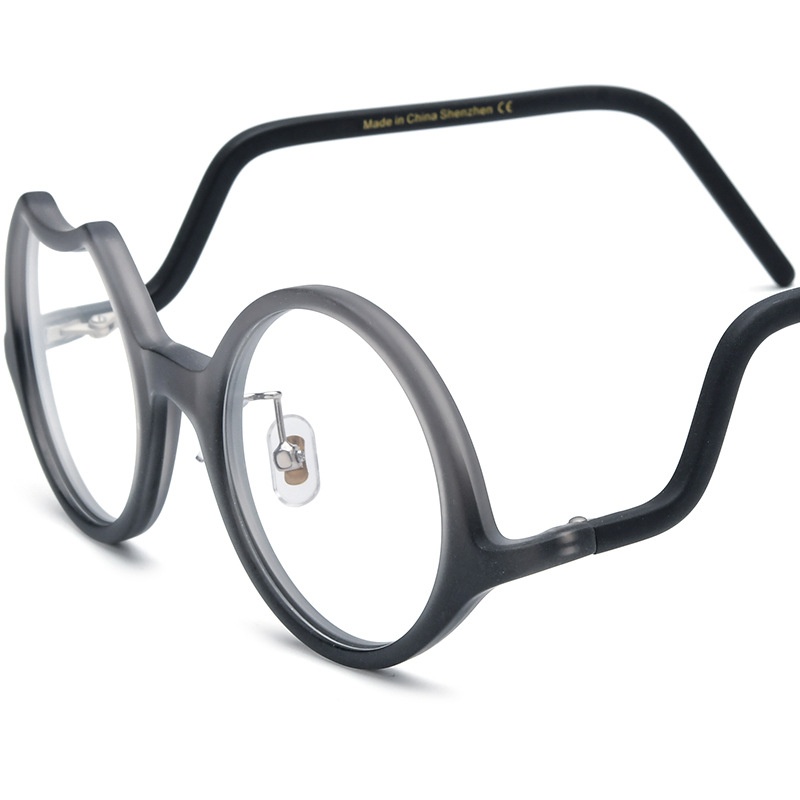 Frosted Plate Glasses Frame Personality - Image 4