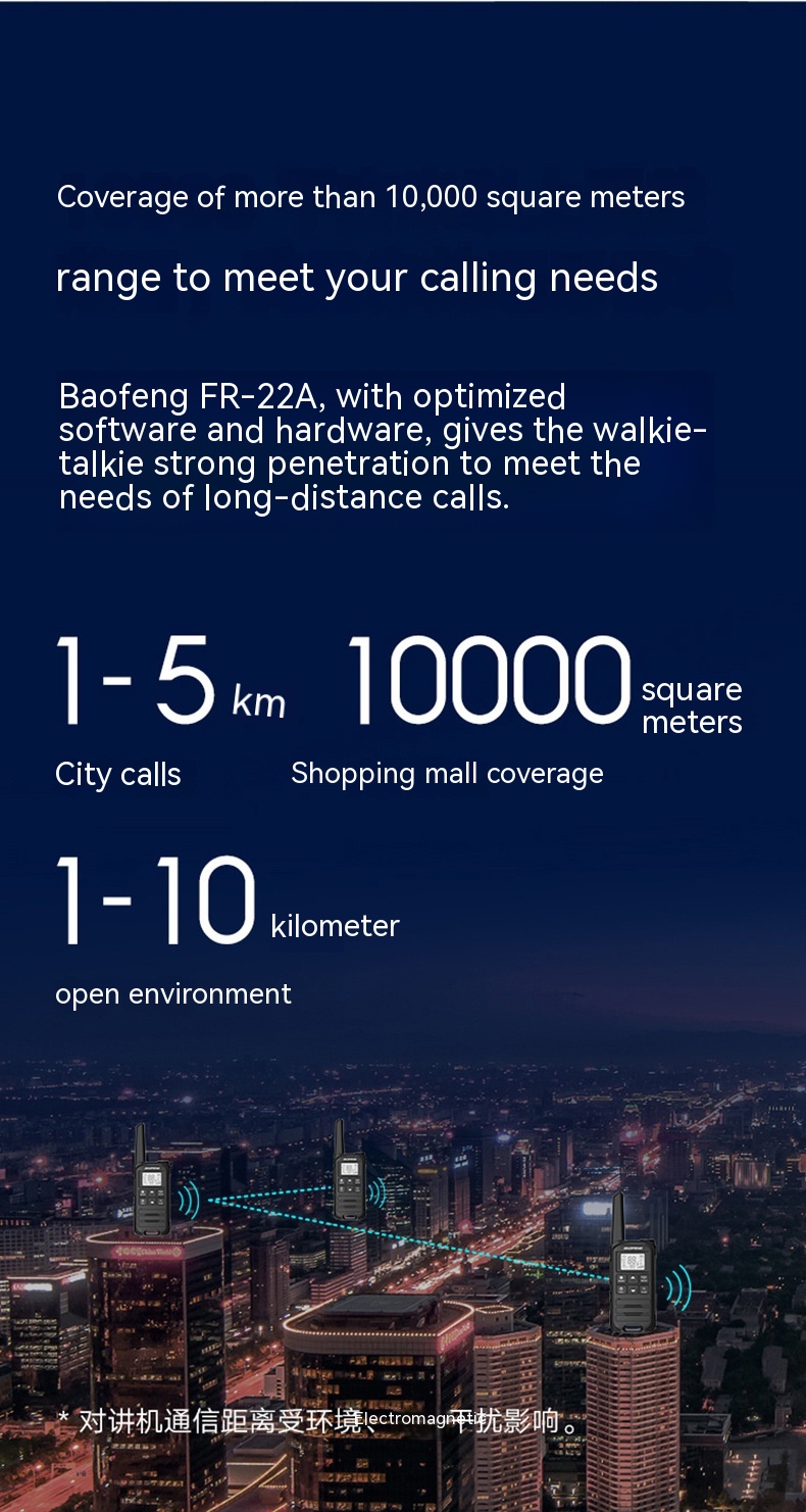 Handheld Radio Equipment PMRFRS Frequency Wireless Intercom