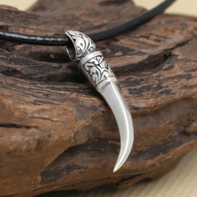 Personalized Men's Elegant Tiger Tooth Pendant Pendant Without Necklace - Shop at LoveMi