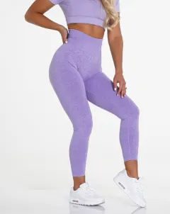 European And American Camouflage Cropped Pants Pleated Yoga Shorts - Violet - View 1