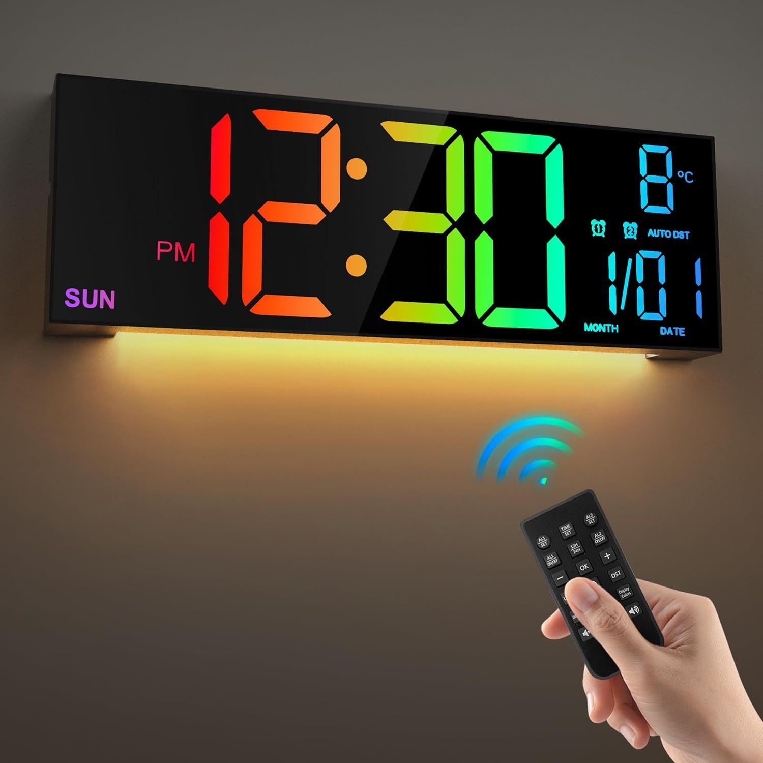 16-inch Large-screen LED Display Clock