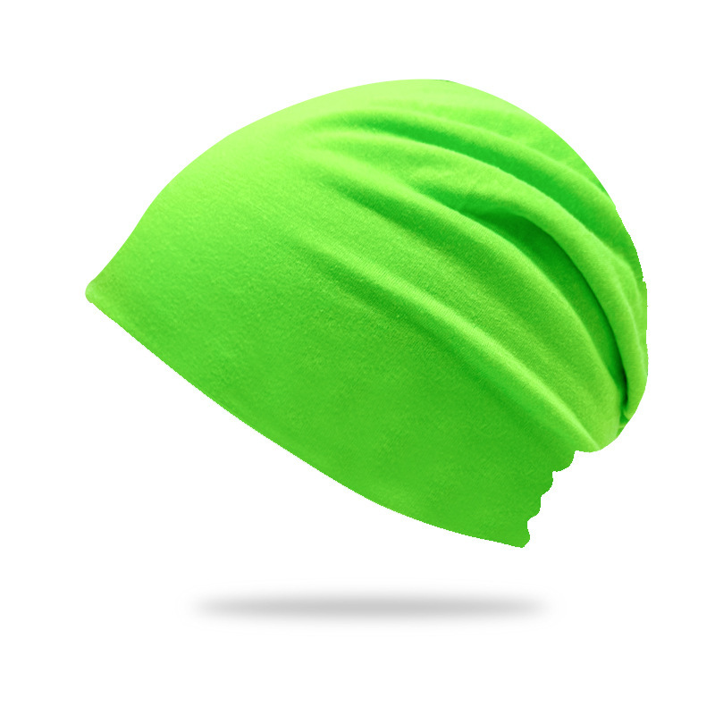 All-season, Versatile Solid-color Slouchy Beanie With A Knitted Wrap-around Design